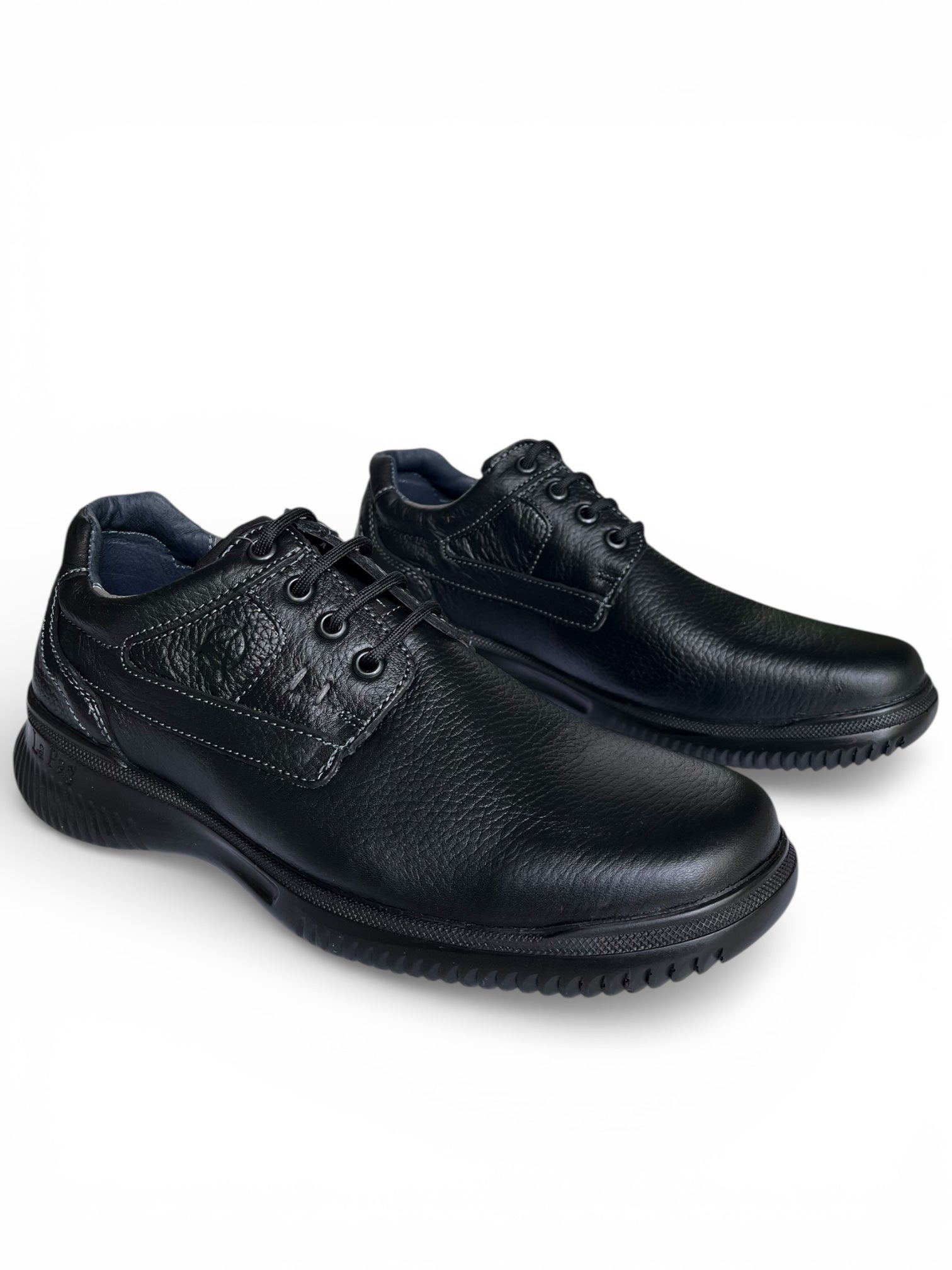 Zapato Casual Caballero Choclo Piel Negra 413