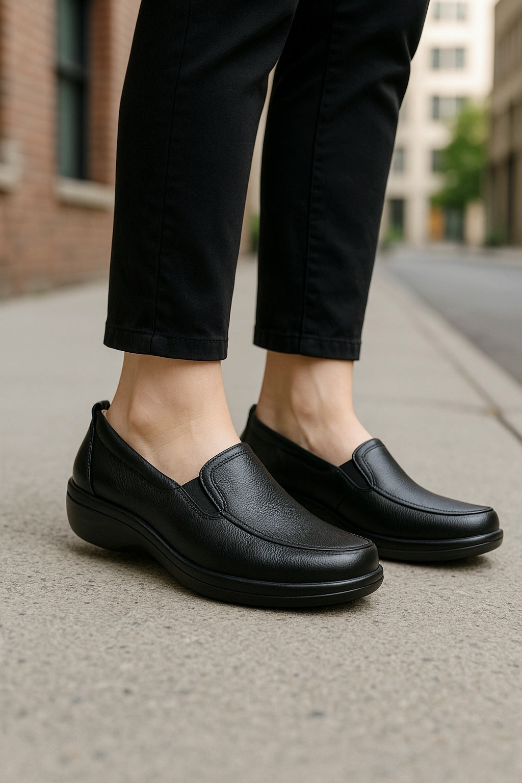 Mocasín Mujer Confort 109 Piel Negra