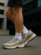 Teni Casual Caballero Gris Piel 7160C