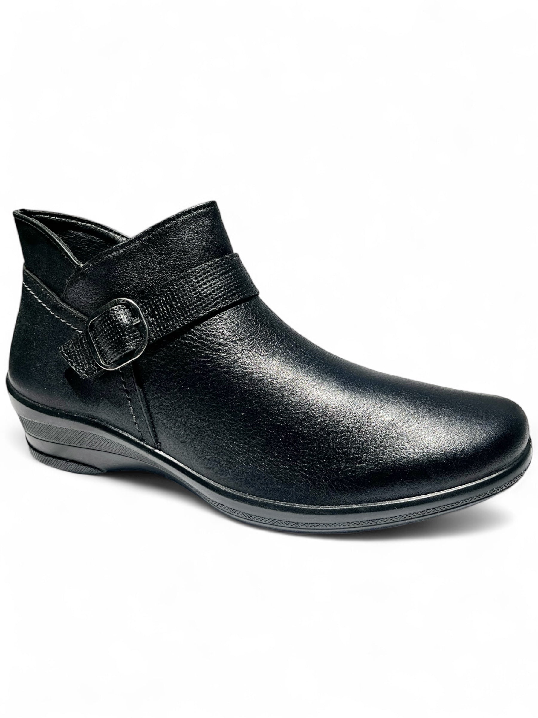 Bota Confort Mujer Piel Café 8042
