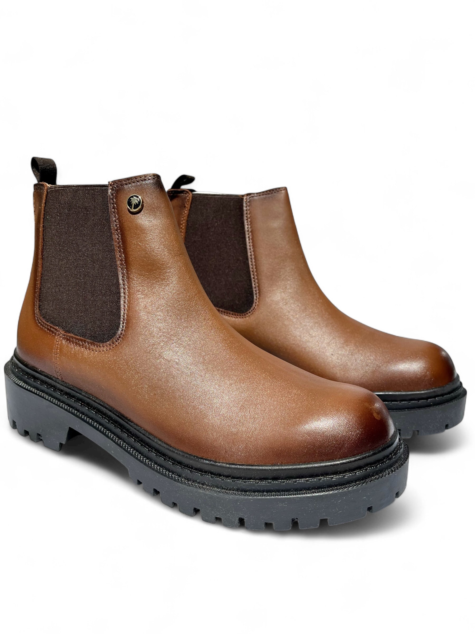 Bota Casual Mujer Piel Café 7251