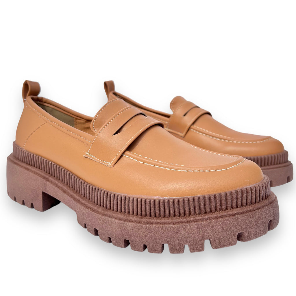 Mocasín Elle Camel