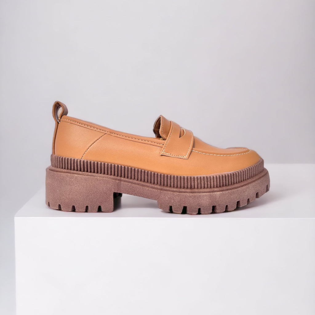 Mocasín Elle Camel