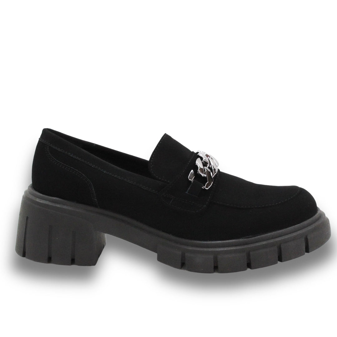 Mocasín Lola Negro mate
