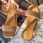 SANDALIA TRENZA  NUDE