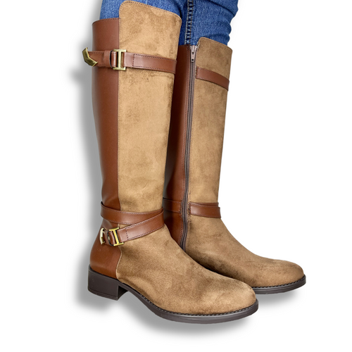 Bota Alta Roma Chocolate