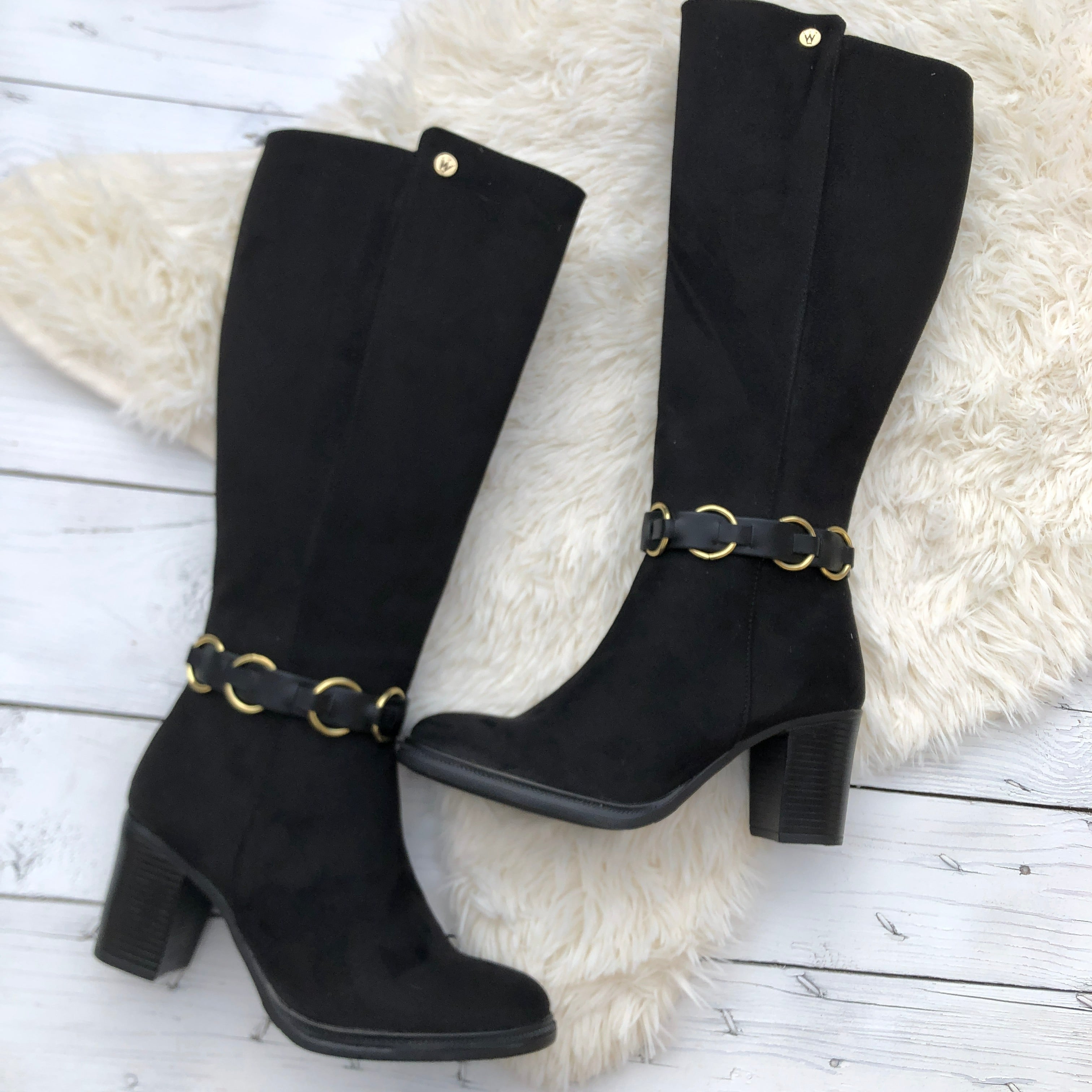 Bota Alta Italia Negro