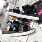 SANDALIA MOCTEZUMA NEGRA