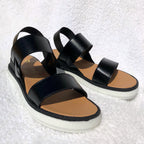 SANDALIA MOCTEZUMA NEGRA