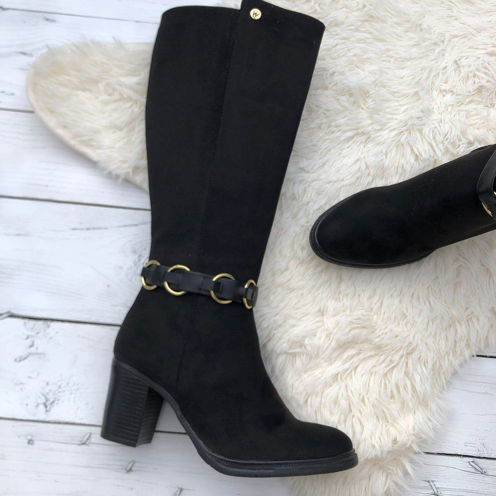 Bota Alta Italia Negro