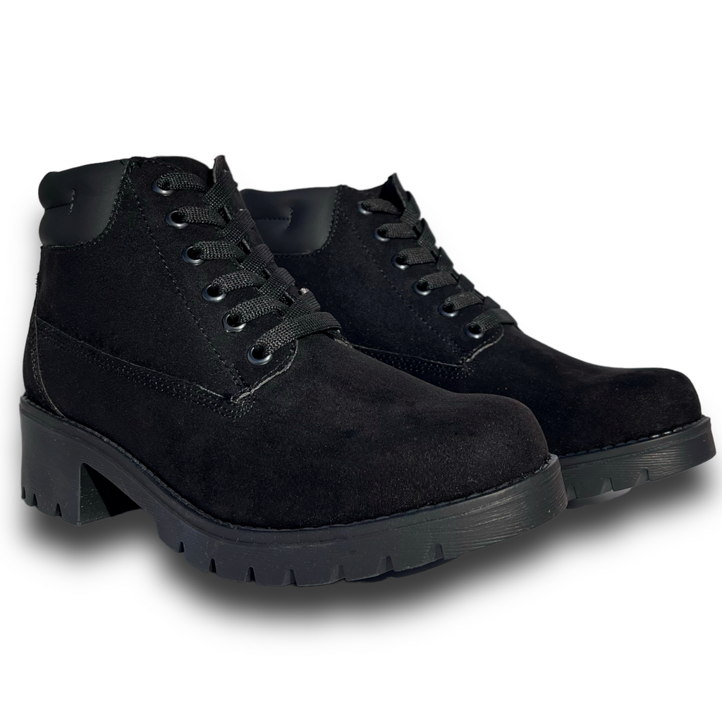 Bota Camelia Negro Durazno