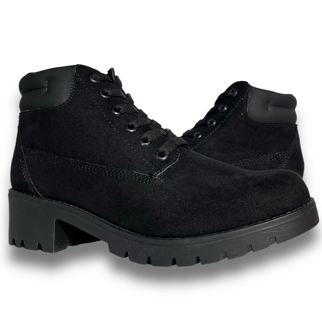 Bota Camelia Negro Durazno