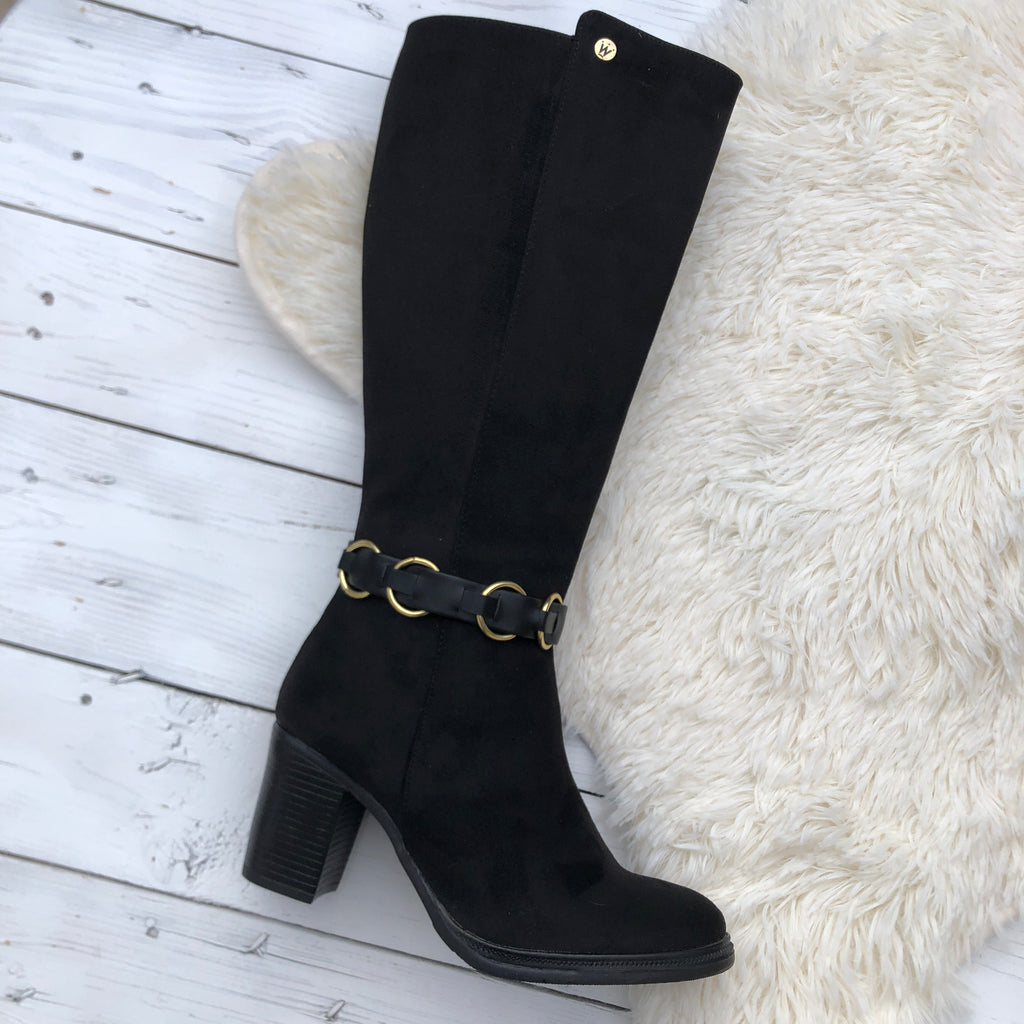 Bota Alta Italia Negro