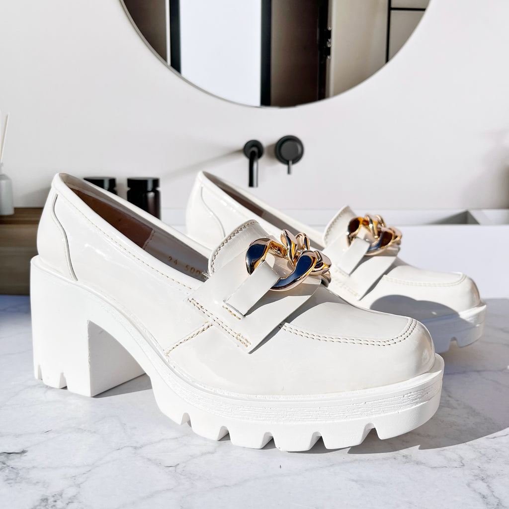 Mocasín Lola Latte Charol